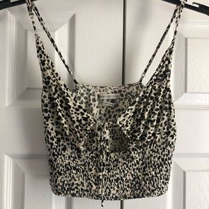 Urban Outfitters Cutout Cropped Cami